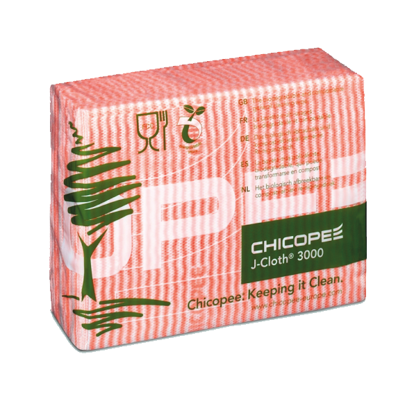 J-Cloth 3000 Reinigungstücher 43x32cm 50 Stück rot