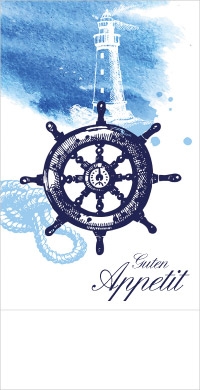 Servietten 33x33-2lg-1/8-"Blanker Hans" 2000St.