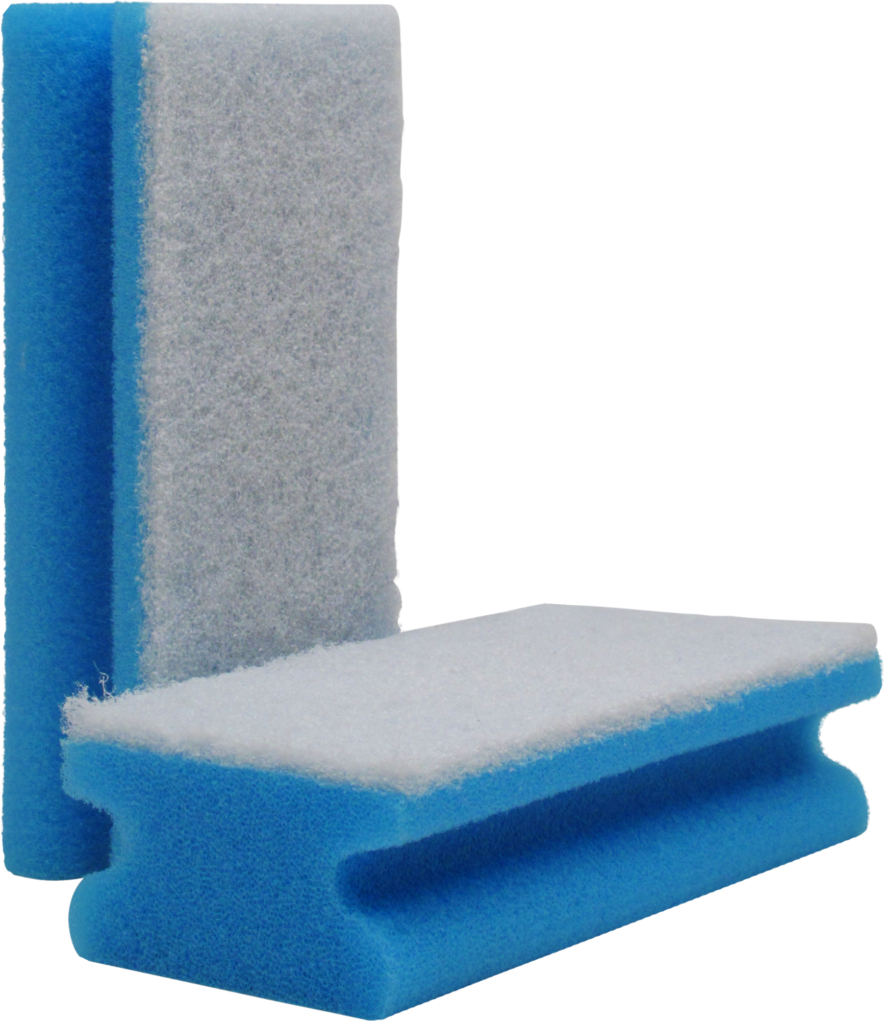 Badewannenschwämme 8x15 blau 10St.