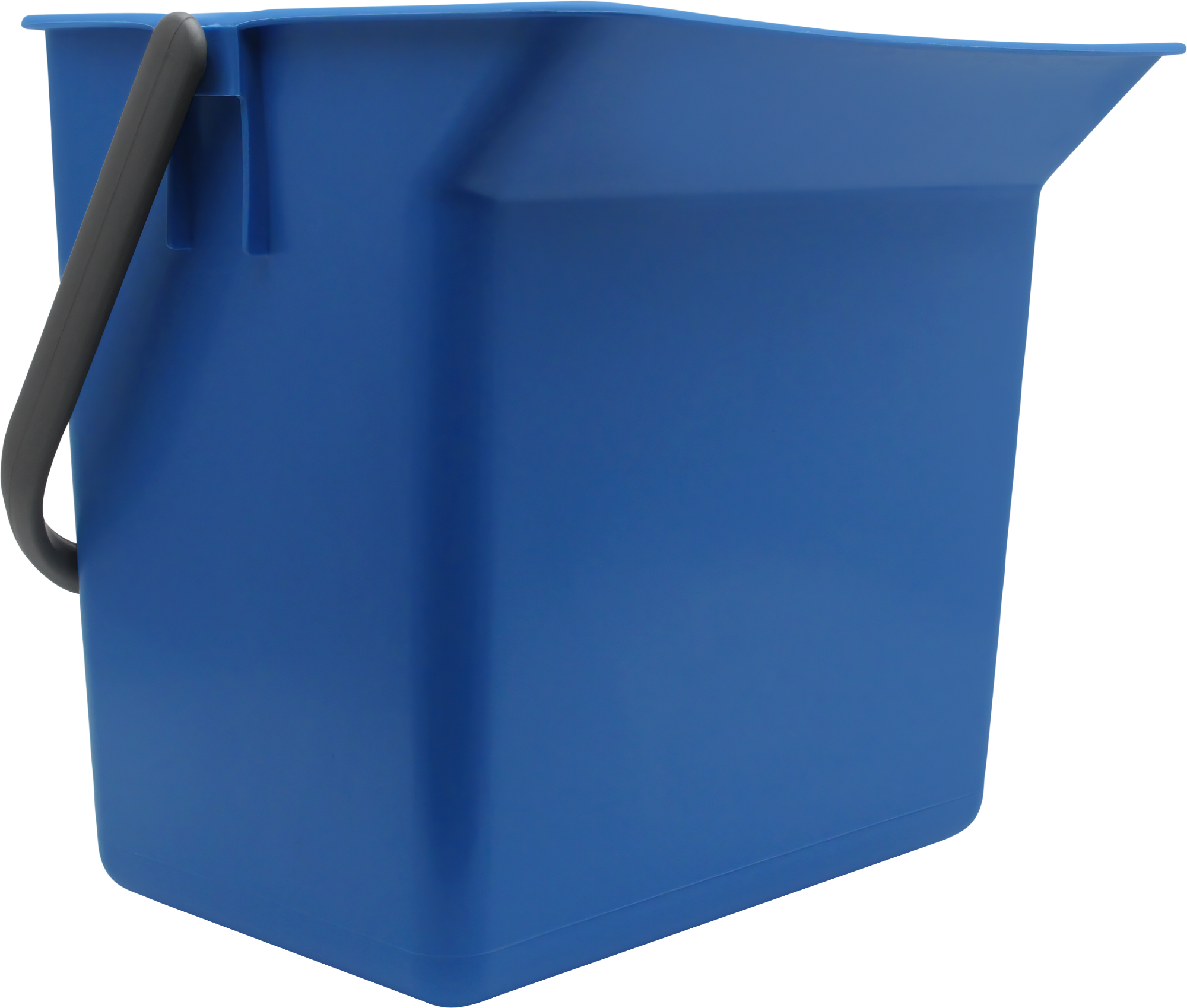 Eimer 6L blau rechteckig Kunststoff