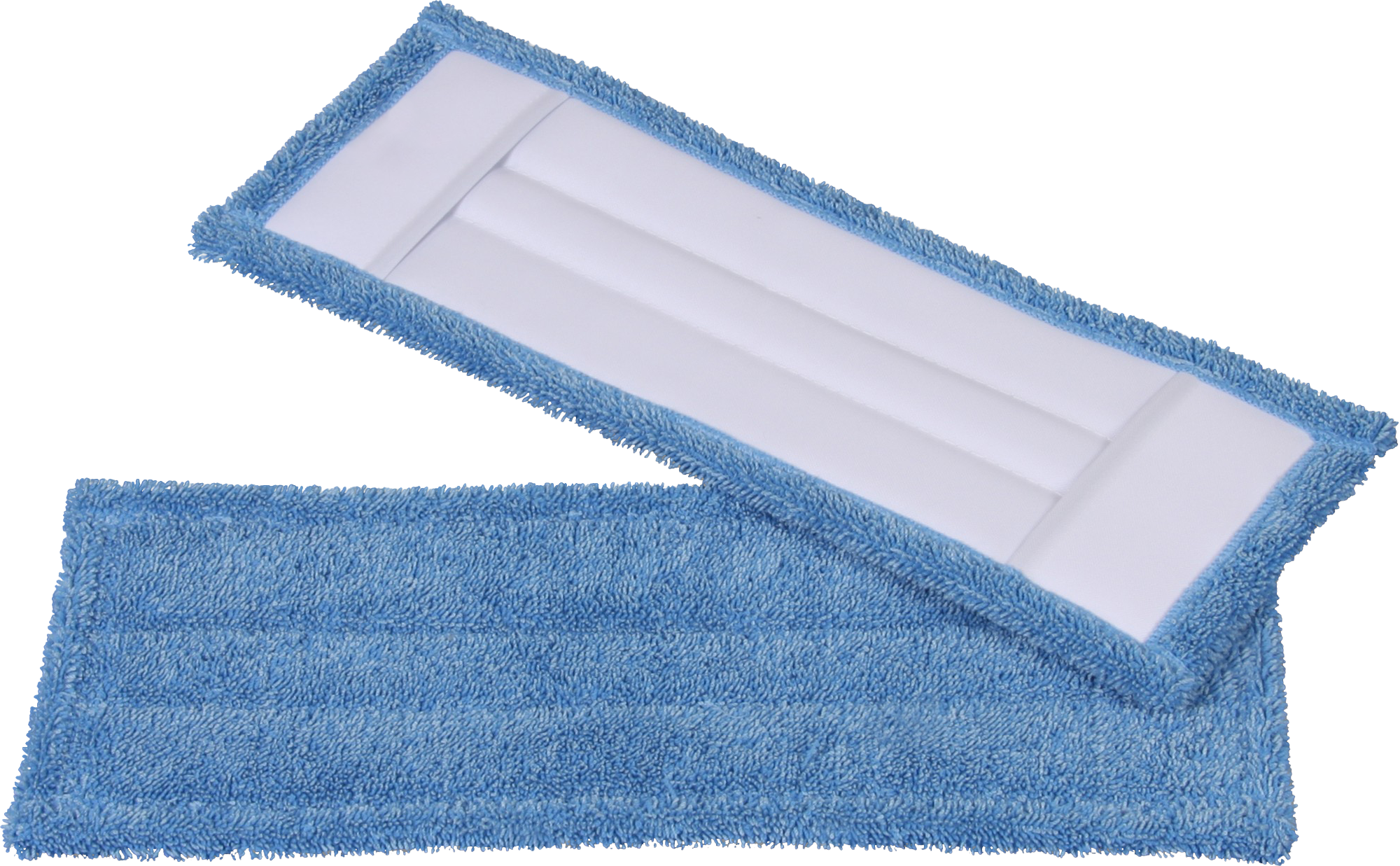 Microfasermopp mit Stecktaschen 40cm blau