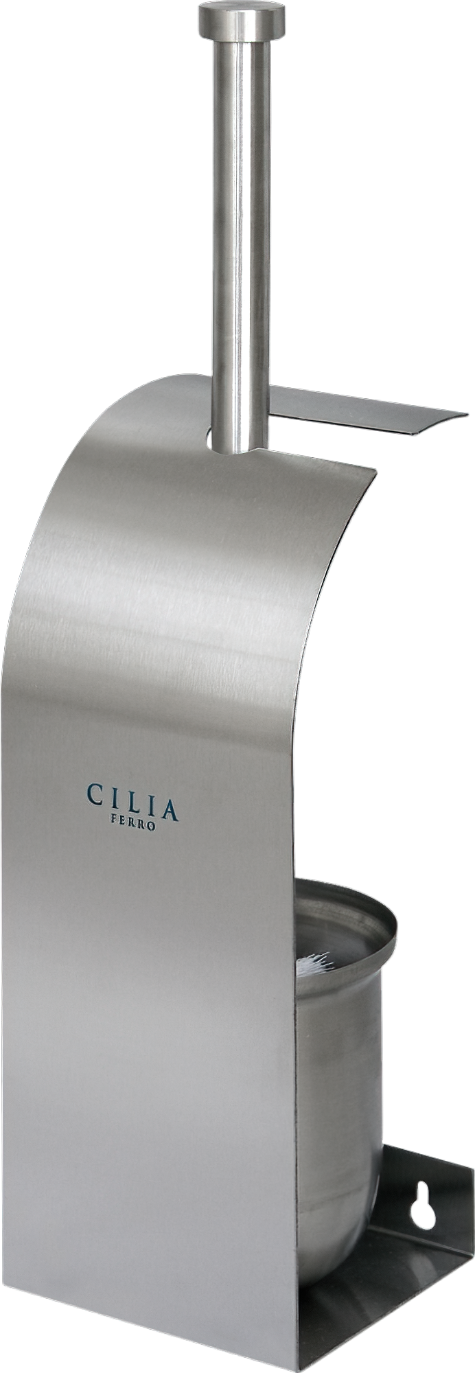 Cilia Ferro WC Bürste mit Wandhalter Edelstahl