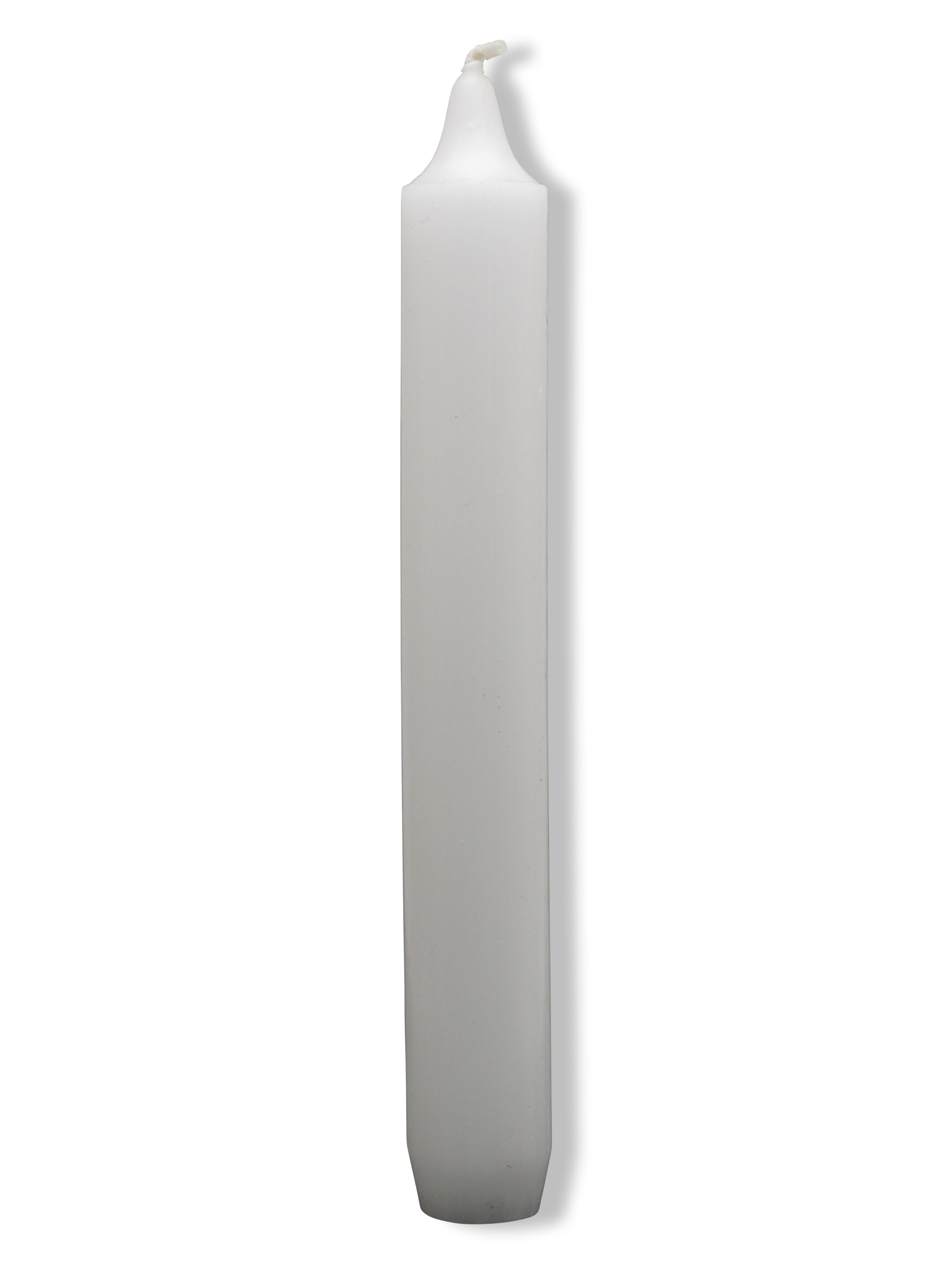 Haushaltskerzen 6er weiß 19x2,4cm 120St.