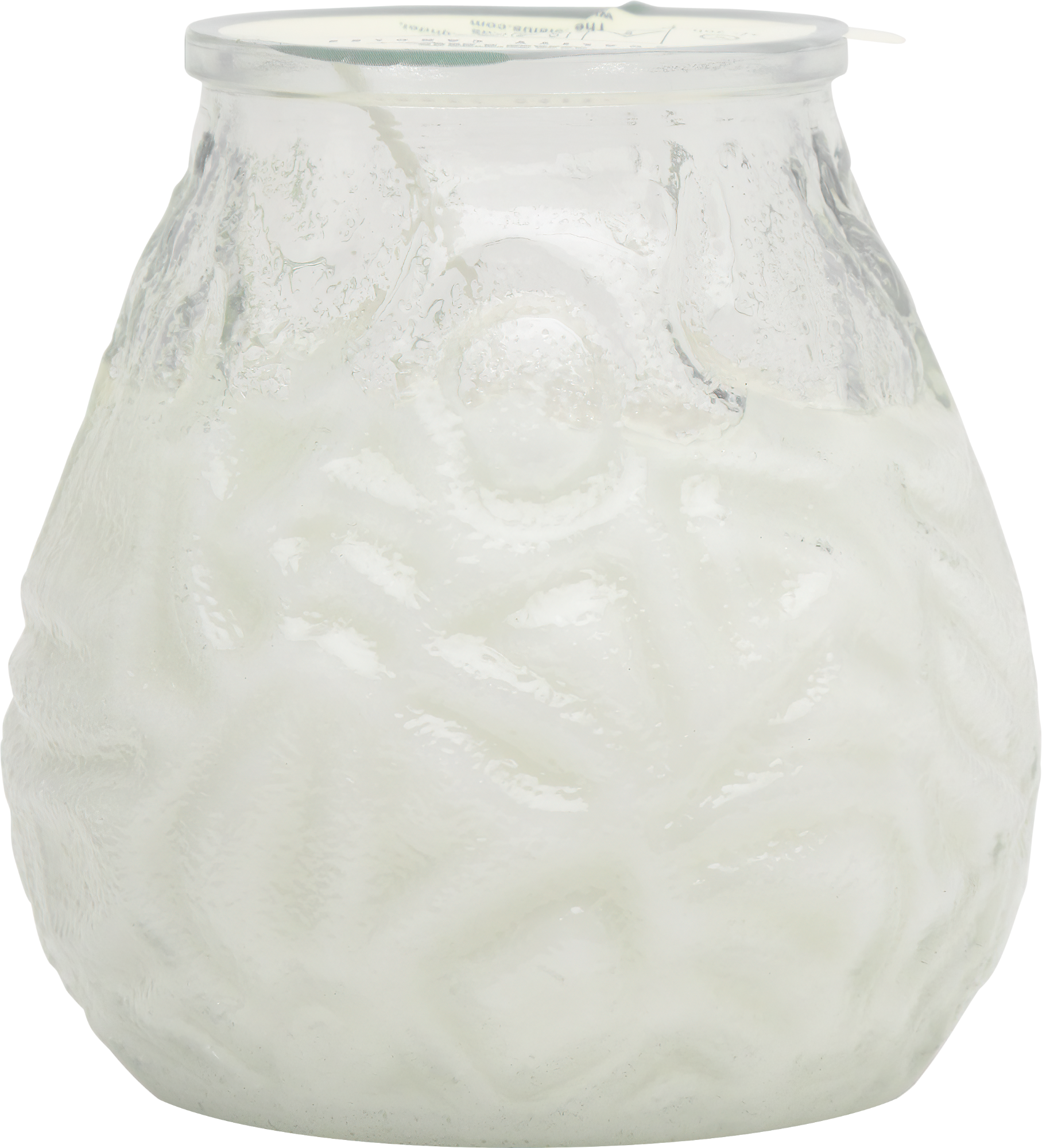 Glaswindlicht Lowboy  weiß-transluzent 12St.