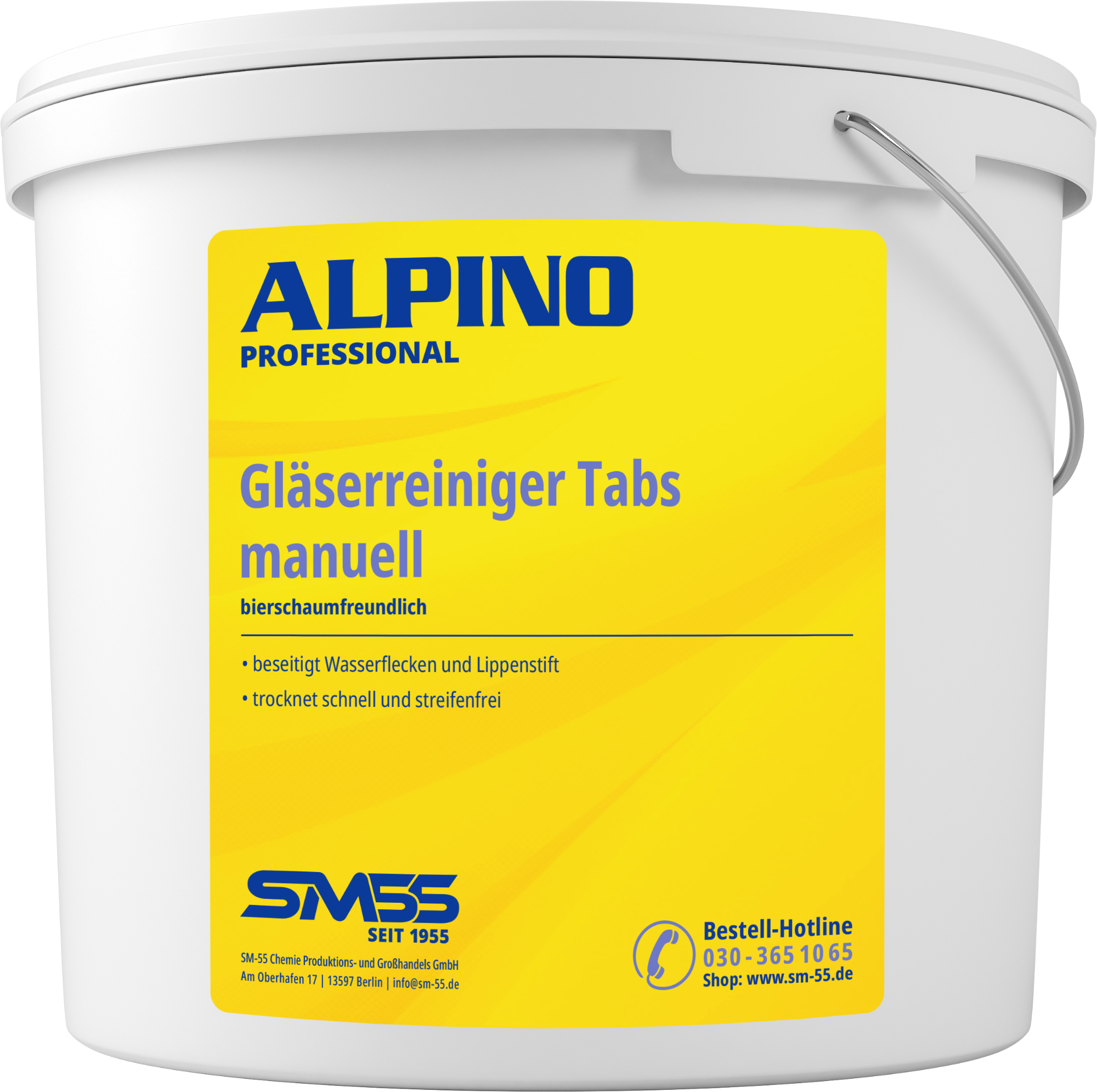 Gläserreiniger Tabs manuell 168St.