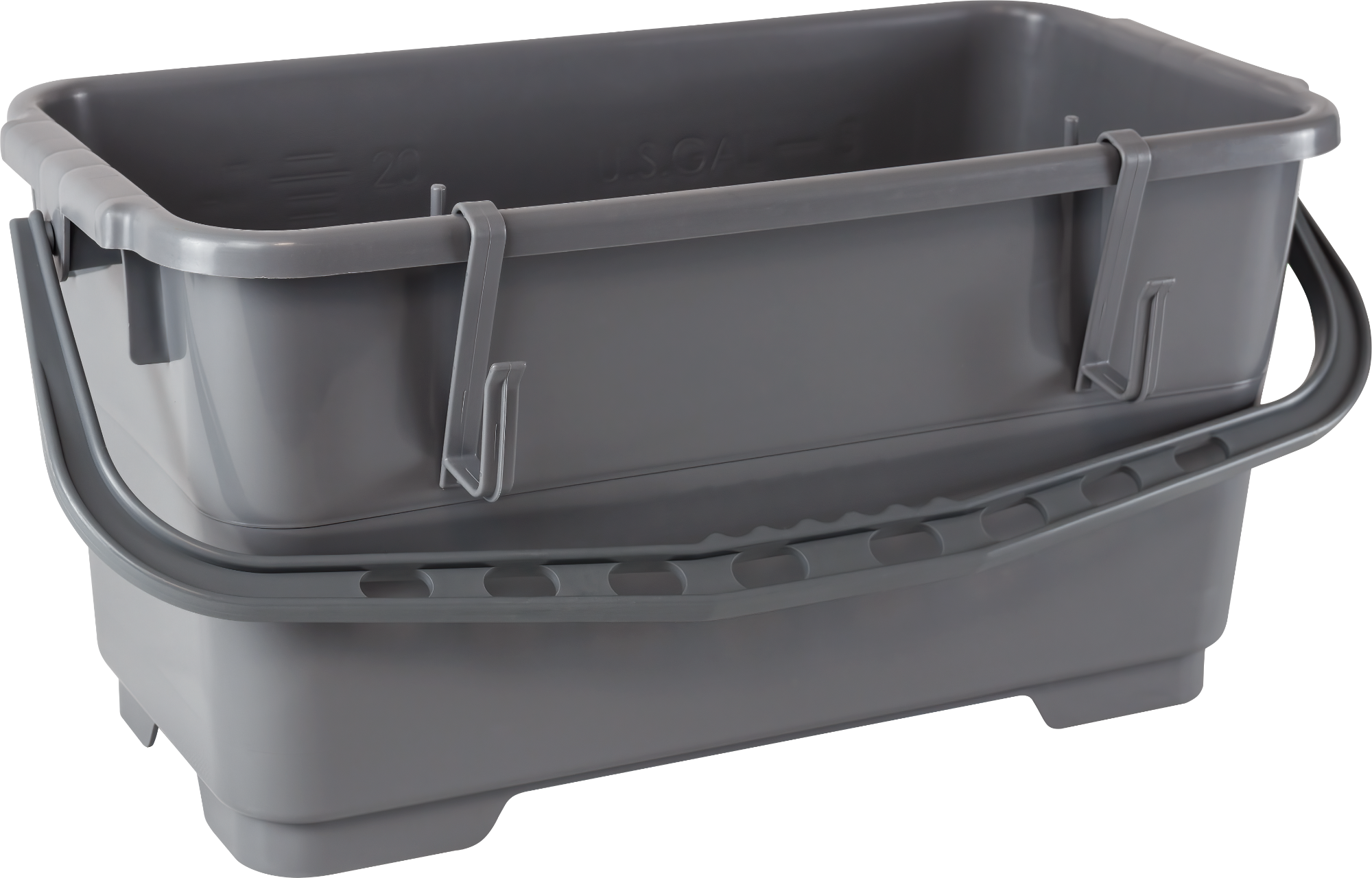 Fensterputzeimer 22L grau