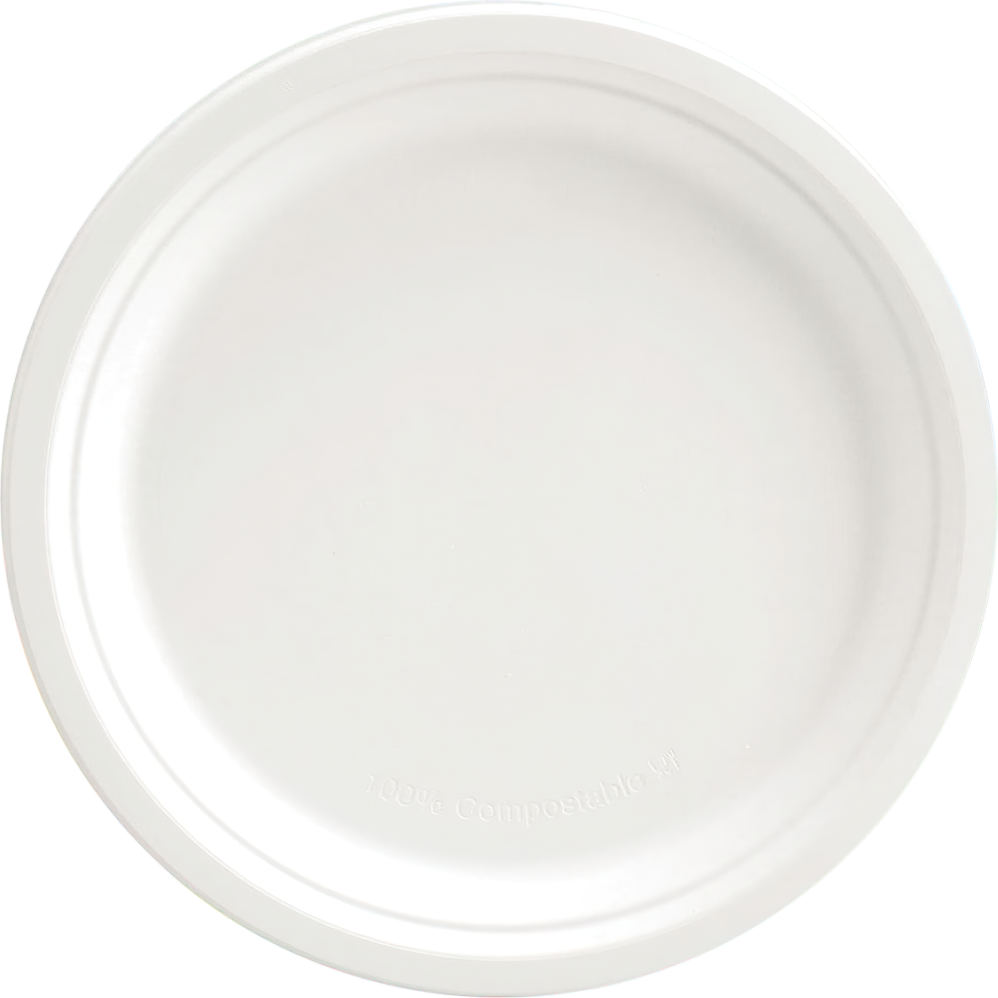Eco Teller  23 cm, weiß, 50Stk.