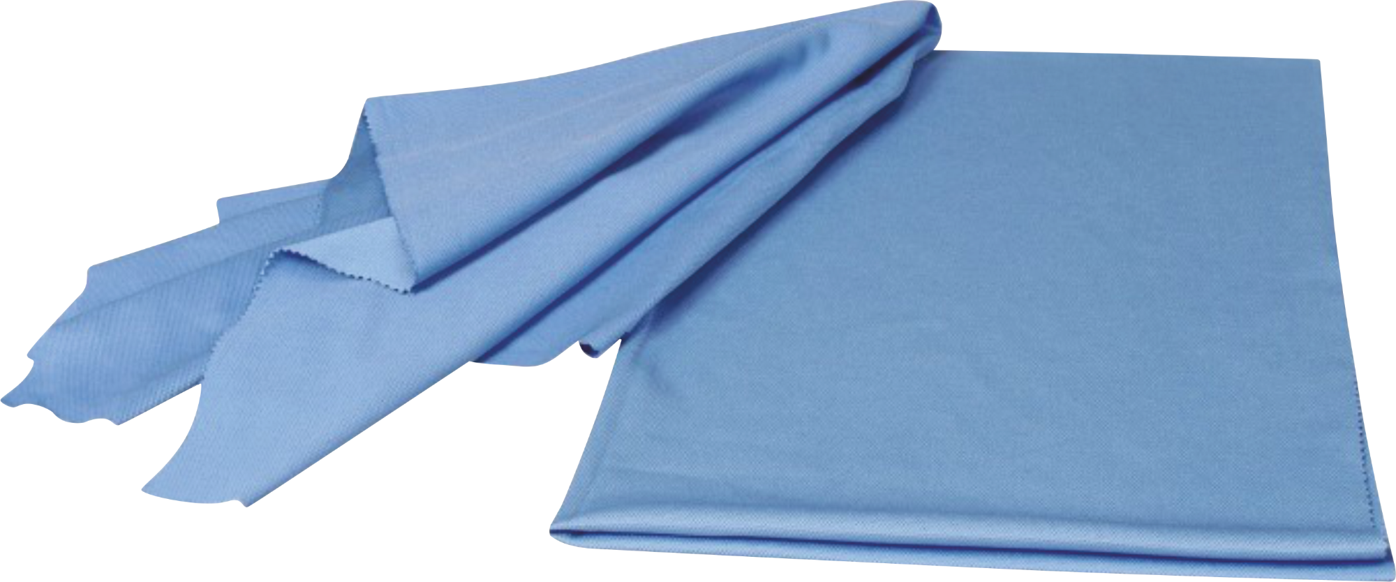 Gläsertuch Microfaser blau-filigran 1St.