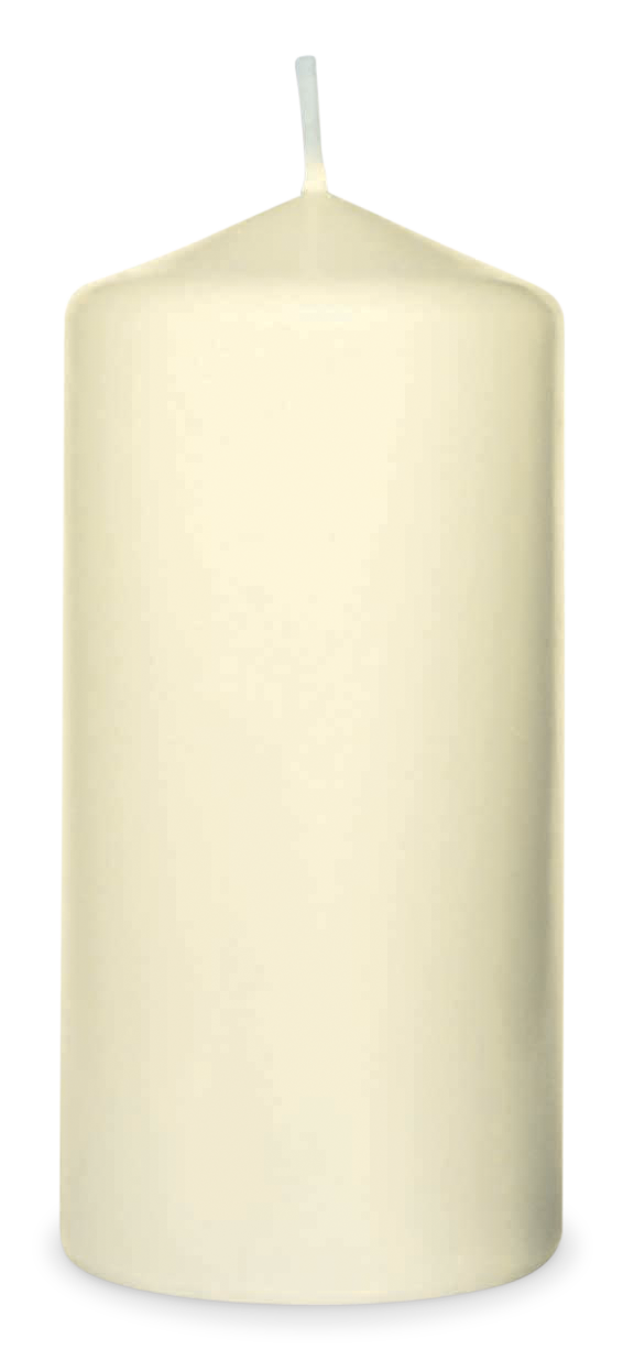 Kerzenstumpen champagner 15x7cm 4St.