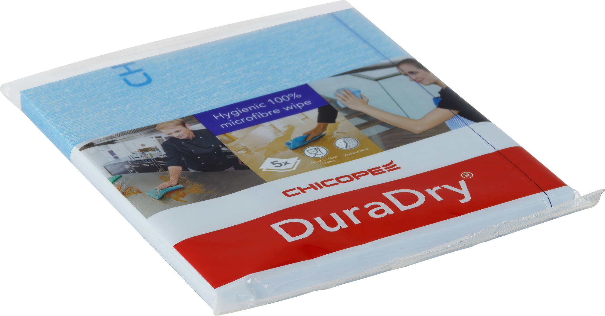 Dura Dry Microfibre Plus Reinigungstücher 34x40cm 5 Stück blau Ausgelistet 2025